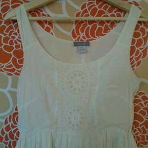 Delias white eyelet dress